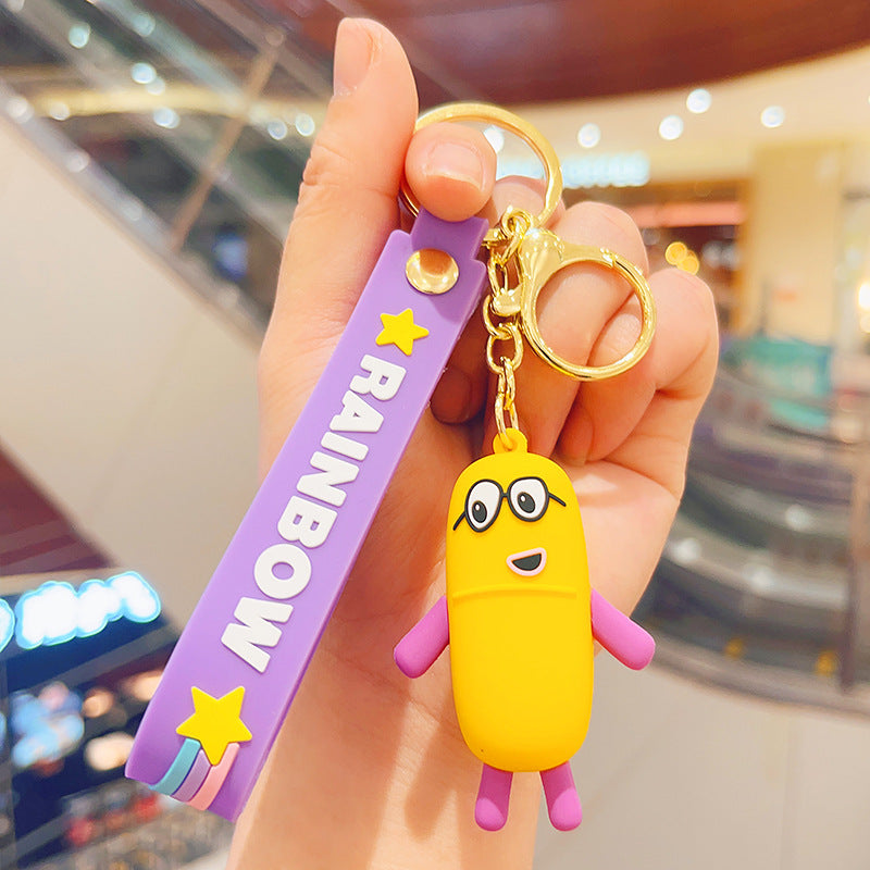 Wholesale Numberblocks Number Legends Car Backpack Silicone Keychain